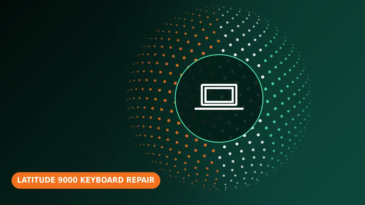 Dell Latitude 9000 keyboard repair