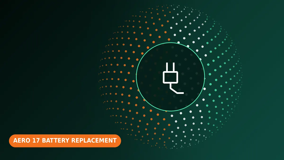 Gigabyte AERO 17 battery replacement