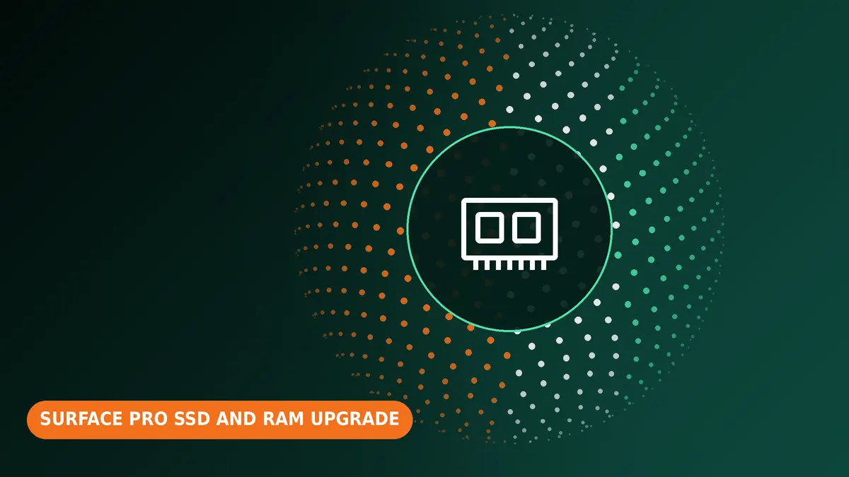 Microsoft Surface Pro SSD and RAM upgrade